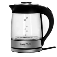 Электрический чайник для заварки чая MegaChef 1,8 л из стекла и нержавеющей стали MegaChef