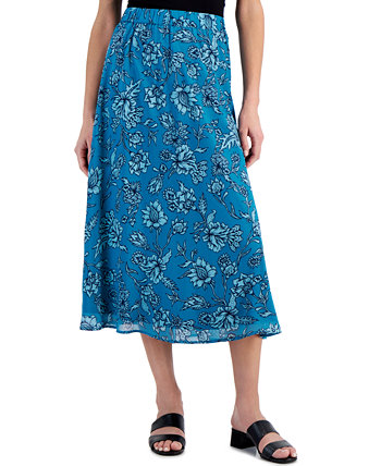 Женская юбка без застежки с принтом «Елена», созданная для Macy's J&M Collection