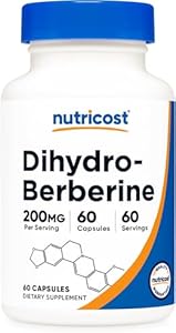 Nutricost Dihydroberberine Capsules (200mg, 60 Capsules) - More Bioavailable Metabolite of Berberine Nutricost