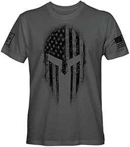 USA American Spartan Patriotic Men's T-Shirt Fantastic Tees