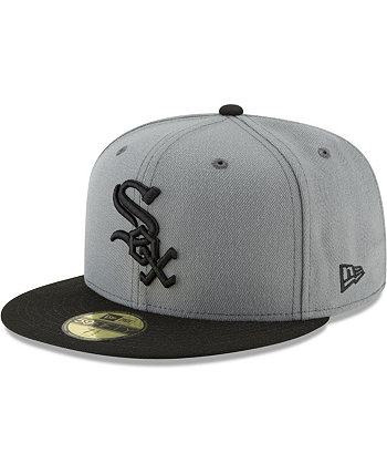 Men's Gray, Black Chicago White Sox Two-Tone 59FIFTY Fitted Hat New Era