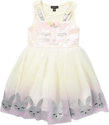Весеннее платье с пайетками Bunny Zunie