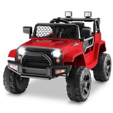 12V Kids Ride On Truck with Remote Control and Headlights Slickblue