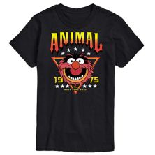 Disney's Men's The Muppets Animal Band Tee Licensed Character