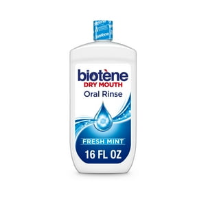 Biotene Oral Rinse Moisturizing Mouthwash for Dry Mouth Relief, Mint, 16Oz, for Children & Adults Biotene