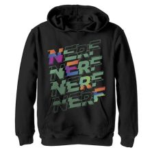 Толстовка Nerf Glitch Logo Stack для мальчиков 8–20 лет Nerf
