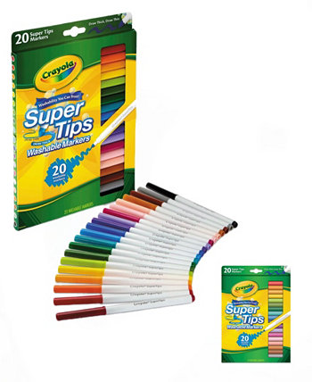 Сверхтонкие моющиеся маркеры для художественного творчества, 50 шт. Crayola
