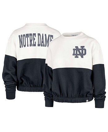 Женская белая толстовка Notre Dame Fighting Irish Take Two Bonita Pullover '47 Brand