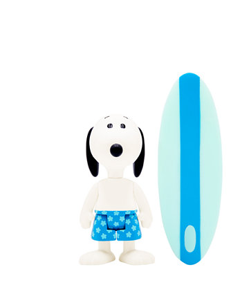 Фигурка ReAction Peanuts Snoopy Surfer Snoopy 3,75 дюйма SUPER7