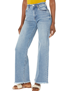 Широкие джинсы с высокой посадкой из экологичного материала Say Something Blank NYC