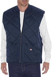 Dickies Men's Diamond Quilted Nylon Vest Big Dickies