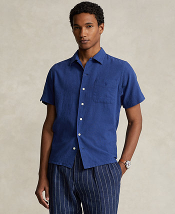 Men's Classic-Fit Linen-Cotton Camp Shirt Polo Ralph Lauren