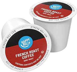 Amazon Brand - Happy Belly Light Roast Coffee Pods, Breakfast Blend, Compatible with Keurig 2.0 K-Cup Brewers, 24 Count Happy Belly