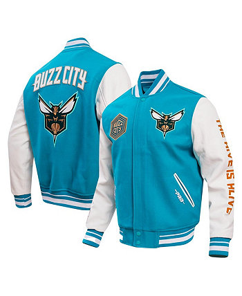 Мужская темно-синяя университетская куртка Charlotte Hornets 2023/24 City Edition Pro Standard