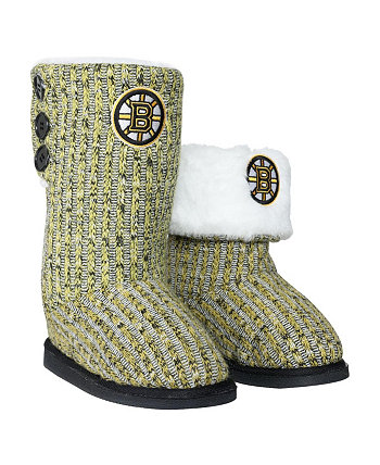 Women's Boston Bruins Color Blend Button Boots FOCO