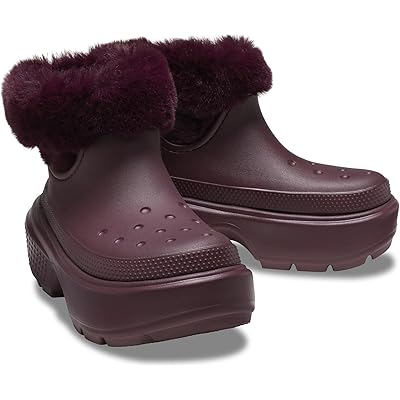 Ботинки Crocs Stomp с утеплителем и удобной подошвой для защиты от холода Crocs