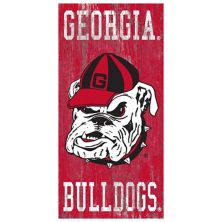 Настенный знак с логотипом Georgia Bulldogs Heritage Fan Creations