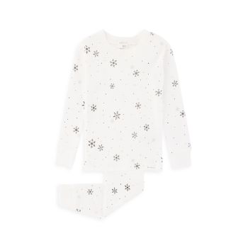 Baby Girl's Snowflake 2-Piece Pajama Set Firsts by Petit Lem