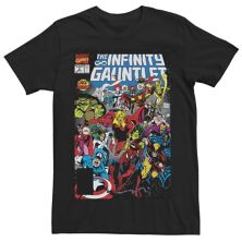 Мужская футболка с обложкой для комиксов Marvel Infinity Gauntlet Marvel