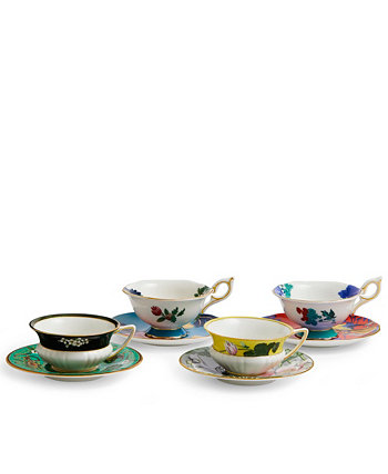 Чайная чашка и блюдце Wonderlust, набор из 4 шт. Wedgwood