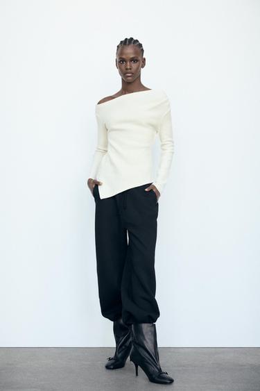 SOFT ASYMMETRICAL TOP ZARA