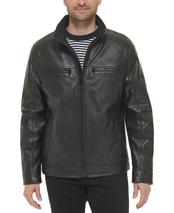 Мужская куртка из искусственной кожи, созданная для Macy's Calvin Klein