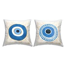 Stupell Home Decor Boho Blue Evil Eye Symbol Throw Pillow Stupell Home Decor