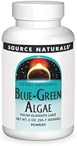 Source Naturals Blue-Green Algae from Klamath Lake, with Phycocyanin and Chlorophyll - 2oz Powder (Порошок) Source Naturals