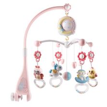 Kids, Musical Rotating Crib Bed Bell Rattle Toy Eggracks By Global Phoenix