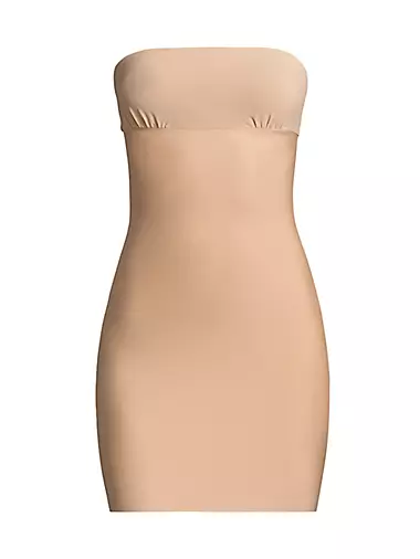 Two-Faced Tech Strapless Slip Dress Commando