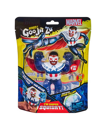 Marvel Hero Toy-Captain America-Sam Wilson Heroes of Goo Jit Zu