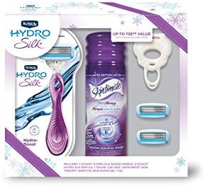 HOLIDAY GIFT SET - Schick Hydro Silk Set with Skintimate Shave Gel for Women Schick Hydro Silk