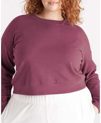 Женская укороченная толстовка большого размера The Standard Stitch