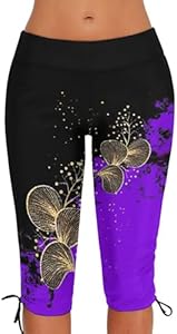 Женские Плавки Urchics Plus Size Capris с Высокой Талией Urchics