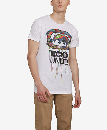 Мужская хлопковая футболка с графикой Ecko Unltd Ecko Unltd