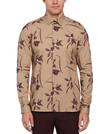 Мужская рубашка с цветочным принтом Perry Ellis