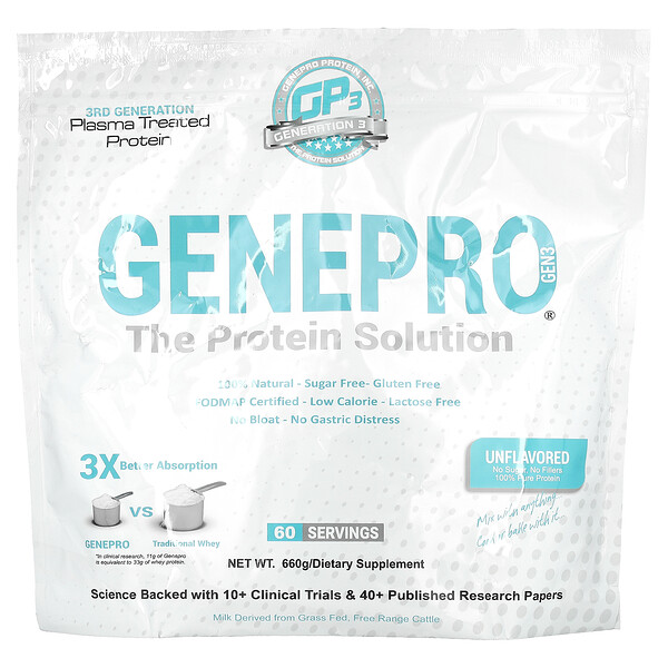 Протеиновая добавка без вкуса - 660 г - GENEPRO GENEPRO