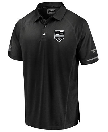 Мужская черная рубашка-поло Los Angeles Kings Authentic Pro Rinkside Fanatics