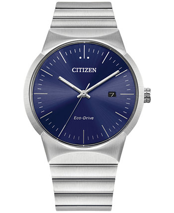 Мужские часы Eco-Drive Modern Axiom с браслетом из нержавеющей стали 40 мм Citizen