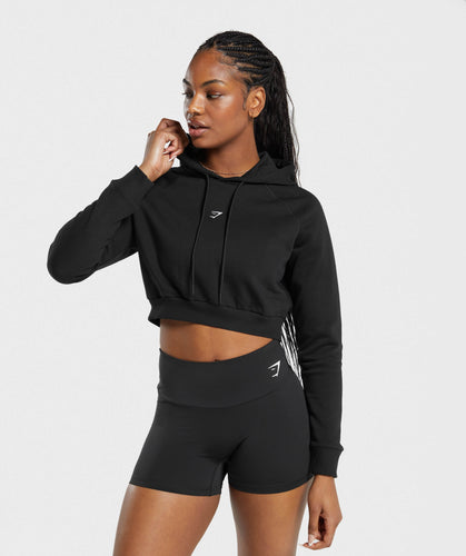 Training Fleece Cropped Hoodie Gymshark