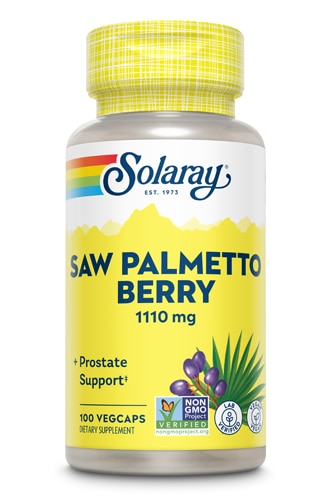 Saw Palmetto Berry -- 1110 mg - 100 VegCaps Solaray