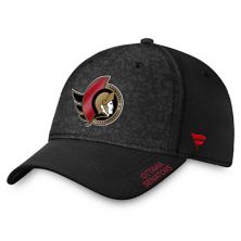 Men's Fanatics Branded  Black Ottawa Senators Authentic Pro Rink Flex Hat Fanatics