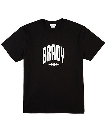 Мужская черная университетская футболка BRADY