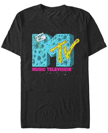 Мужская футболка с коротким рукавом с логотипом Galaxy Moon MTV