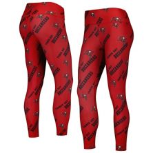 Женские спортивные красные леггинсы для отдыха Tampa Bay Buccaneers с принтом Concepts Unbranded