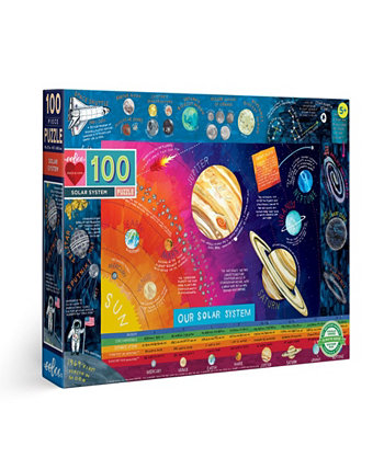 Солнечная система, набор из 100 элементов головоломки EeBoo