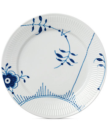 Обеденная тарелка Mega с синими канавками # 2 Royal Copenhagen