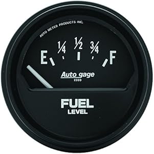 AUTO METER 2315 Autogage Fuel Level Gauge, 2 5/8" - Short Sweep/Mechanical Auto Meter