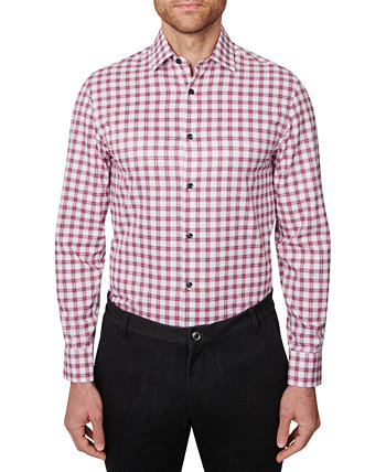 Con.Struct Men's Slim-Fit Performance Stretch Cooling Comfort Check-Print Dress Shirt, Created for Macy's CONSTRUCT
