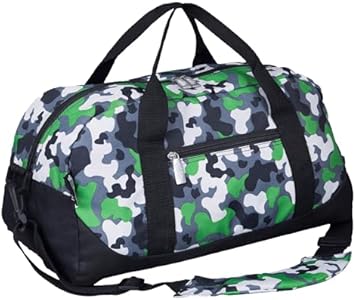 Wildkin Kids Overnighter Duffel Bags for Boys & Girls, Perfect for Early Elementary Sleepovers Duffel Bag for Kids, Carry-On Size & Ideal for School or Overnight Travel Bag (Big Fish) Wildkin